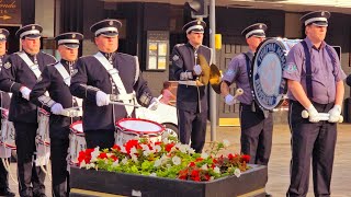 Thiepval Memorial Flute Band  Somme Memorial service 1stJuly 2024 [upl. by Aillicec]