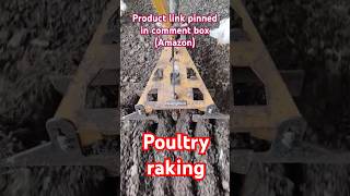 Poultry Raking machine [upl. by Rehtae]