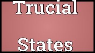 Trucial States Meaning [upl. by Tlihcox]