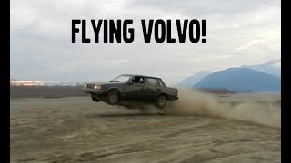 THRASHING a beater volvo 740 [upl. by Steddman]