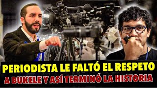 Bukele lo hizo de nuevo😱 Deja en ridículo a periodista de FACTUM [upl. by Uyr]