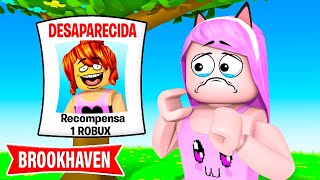 MINHA MÃE DESAPARECEU Roblox  Brookhaven [upl. by Aihtniroc]