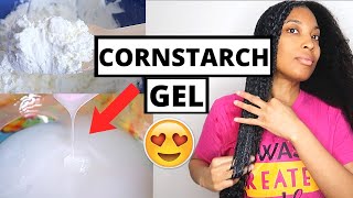 7 BENEFITS OF CORNSTARCH GEL FOR NATURAL HAIR  DIY [upl. by Cristine]