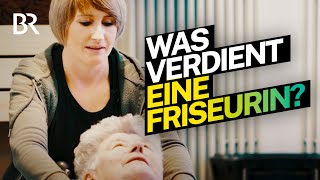 Schneiden föhnen stylen So viel Geld verdient eine Friseurin I Lohnt sich das  BR [upl. by Bollay]