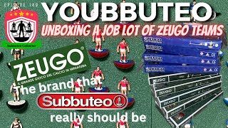 Unboxing a Job of Zeugo Subbuteo Teams on Youbbuteo [upl. by Evilo]