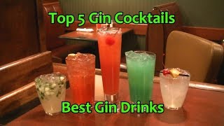 Top 5 Gin Cocktails Best Gin Drinks [upl. by Sharp]