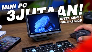 Rp3jtan Setup Mini PC TerKECIL SeDUNIA⁉️ Intel GEN11 amp RAM 16GB GOLE 2 PRO Mini PC [upl. by Adleme519]