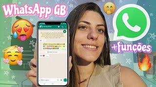 WHATSAPP GB 🔥😱 ATUALIZADO E COM MUITAS FUNÇÕES [upl. by Asirem]