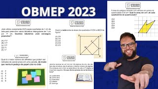 Resolução questões OBMEP [upl. by Aztinaj748]