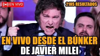 EN VIVO DESDE EL BÚNKER DE MILEI  ELECCIONES 2023 BALLOTAGE  BREAK POINT [upl. by Ysor]