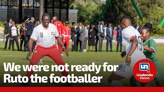 Excitement as President Ruto Plays Football With Junior Starlets At State House [upl. by Afaw]