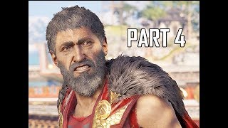 ASSASSINS CREED ODYSSEY Walkthrough Part 4  Wolf of Sparta Lets Play Commentary [upl. by Efren]