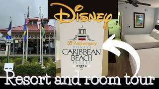 Gorgeous Disneys Caribbean Beach Resort tour and insights [upl. by Kcirdahs]