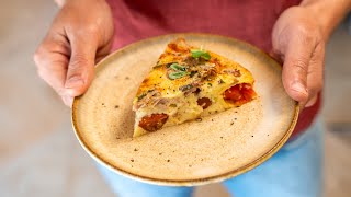 Clafoutis aux tomates et thon et mozzarella recette idéale pour lété [upl. by Anikas]