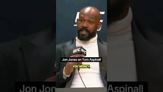 Jon Jones spoke about Tom Aspinall in the UFC309 press conference [upl. by Neetsirhc]