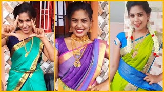 💖 Nanthu6624 TikTok  💖 Nandhini TikTok Videos Tamil  Tamil Girl TikTok Songs [upl. by Alessandra522]