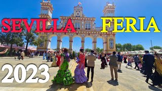 La Famoso FERIA de Abril de Sevilla España 2023 feria2023 españa seville [upl. by Lessig]