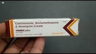 Triben Plus Skin Cream  Clotrimazole Beclomethasone amp Neomycin Cream Uses  Triben Plus Cream Uses [upl. by Asare829]