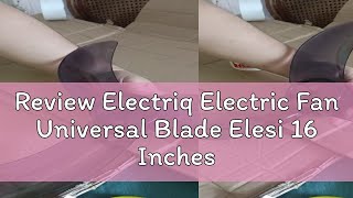 Review Electriq Electric Fan Universal Blade Elesi 16 Inches Electricfan [upl. by Daiz331]