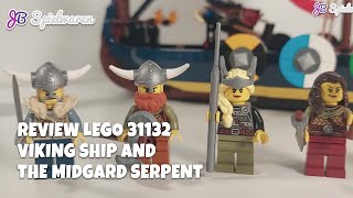 Review of LEGO Creator 31132 viking ship and the midgard serpent [upl. by Cerracchio]