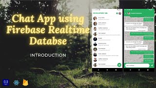 1 Introduction  Chat App  Firebase Realtime Database  React Native [upl. by Dietsche]