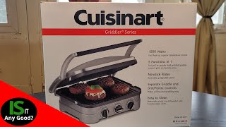 UNBOX amp TESTING The Cuisinart Griddler Series and Demo [upl. by Dory]