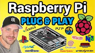 Plug amp Play Raspberry Pi Game Console w Over 90000 Games [upl. by Yenhpad]