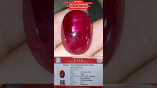 Buat Kolektor💥AL118💥Batu Ruby Star Pigeonblood Besar mantapharga Rp 6 juta Wa 085792493877berat [upl. by Etana848]