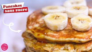 🍌 PANCAKES BANANE SANS SUCRE SUPER FACILES 🍌 [upl. by Konstanze]