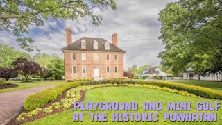 Playground And Mini Golf Course At The Historic Powhatan Williamsburg Virginia [upl. by Bergen]