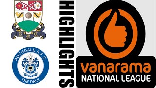 Barnet FC 21 Rochdale AFC Highlights amp Goals  National League 20242025 [upl. by Unam]