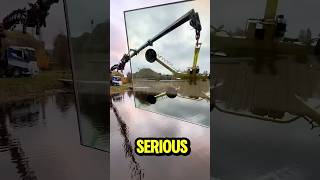 Installing a 1100Pound Glass Window with a 130Foot Crane [upl. by Jaala]