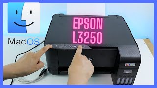 Como Configurar Impresora EPSON L3250 WiFi en MacOS Guía para Principiantes [upl. by Sylera]