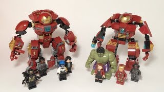 Lego Hulkbuster Comparison 76031  76104 [upl. by Lynus218]