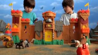 Real Brinquedos  Linha Imaginext Medieval  Mattel [upl. by Jermayne]