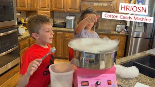 HRIOSN Cotton Candy Machine fun and easy to use cottoncandy cottoncandymaking treats [upl. by Trilley924]