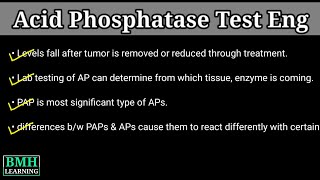 Acid Phosphatase Test  Acid Phosphatase amp Prostate Cancer [upl. by Aryek]