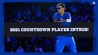 202122 Duke Basketball  Countdown to Craziness Player Intros [upl. by Hinch706]