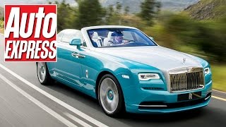 New RollsRoyce Dawn review the most luxurious convertible ever [upl. by Lleze]