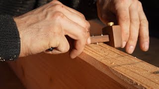 Making a mortice and tenon roof frame [upl. by Gardner]