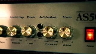 Marshall AS50D Acoustic Guitar Combo Amp Demo [upl. by Berenice773]