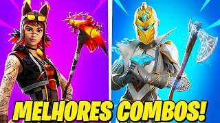 COMBOS COM TODAS AS SKINS DO PASSE DA TEMPORADA 5 DO FORTNITE [upl. by Aciamaj558]