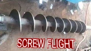 screw flight screwconveyor plz Contact devendrakumar0512gmailcom [upl. by Thorman]