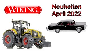 🚜🚗 Wiking Neuheiten April 2022  Modellautos Spur H0 [upl. by Odie]