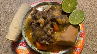 Sopa de cola o de res  Oxtail soup 🍲 [upl. by Mandal]