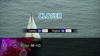 Closer  NeYo Karaoke Version [upl. by Dulcie258]