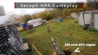 Airsoft HPA at a budget Seraph HPA gameplay at Krinkovs armory [upl. by Findley]