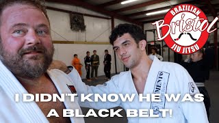 black belt visitor fakes as a white belt and ruins blue belts day [upl. by Desma140]