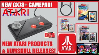 NEW Atari amp Numskull Releases New CX78 Gamepad amp More Ninja Golf Food Fight amp Fatal Run 7800 [upl. by Lecia]