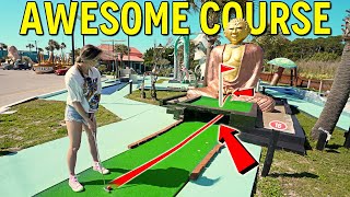 Must Play Classic Old School Mini Golf Course [upl. by Otsuaf]